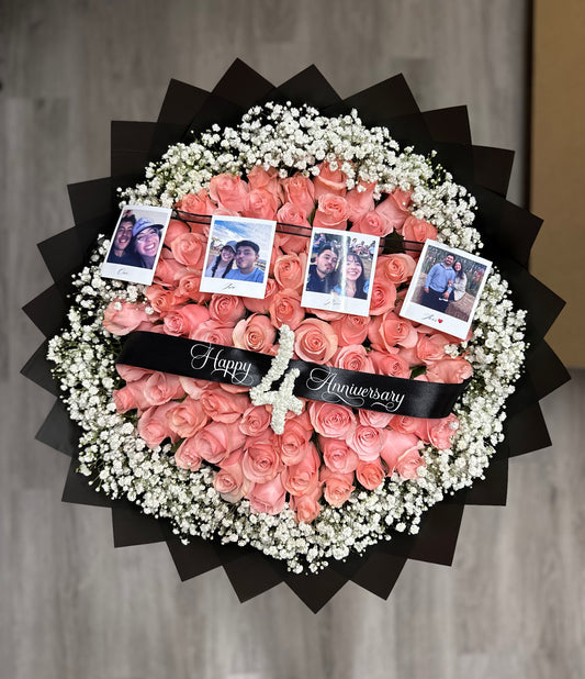 75 Roses Anniversary Bouquet