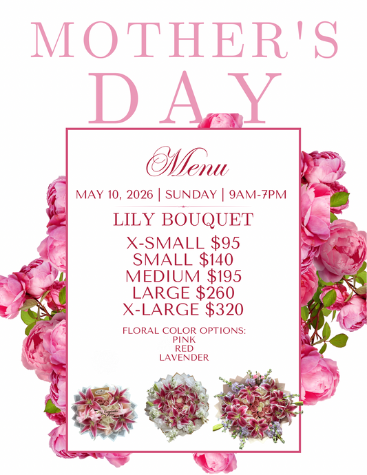 Mother’s Day Lily Bouquet